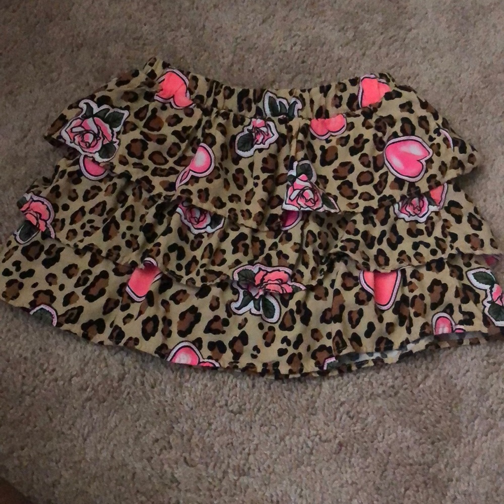 Little girls ruffle skort